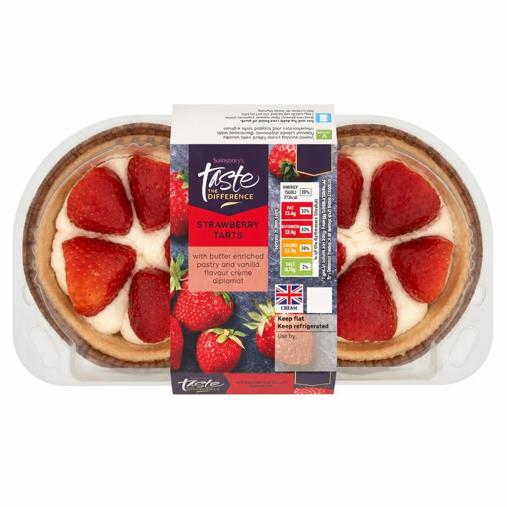 Sainsbury's Strawberry Tarts, Taste the Difference