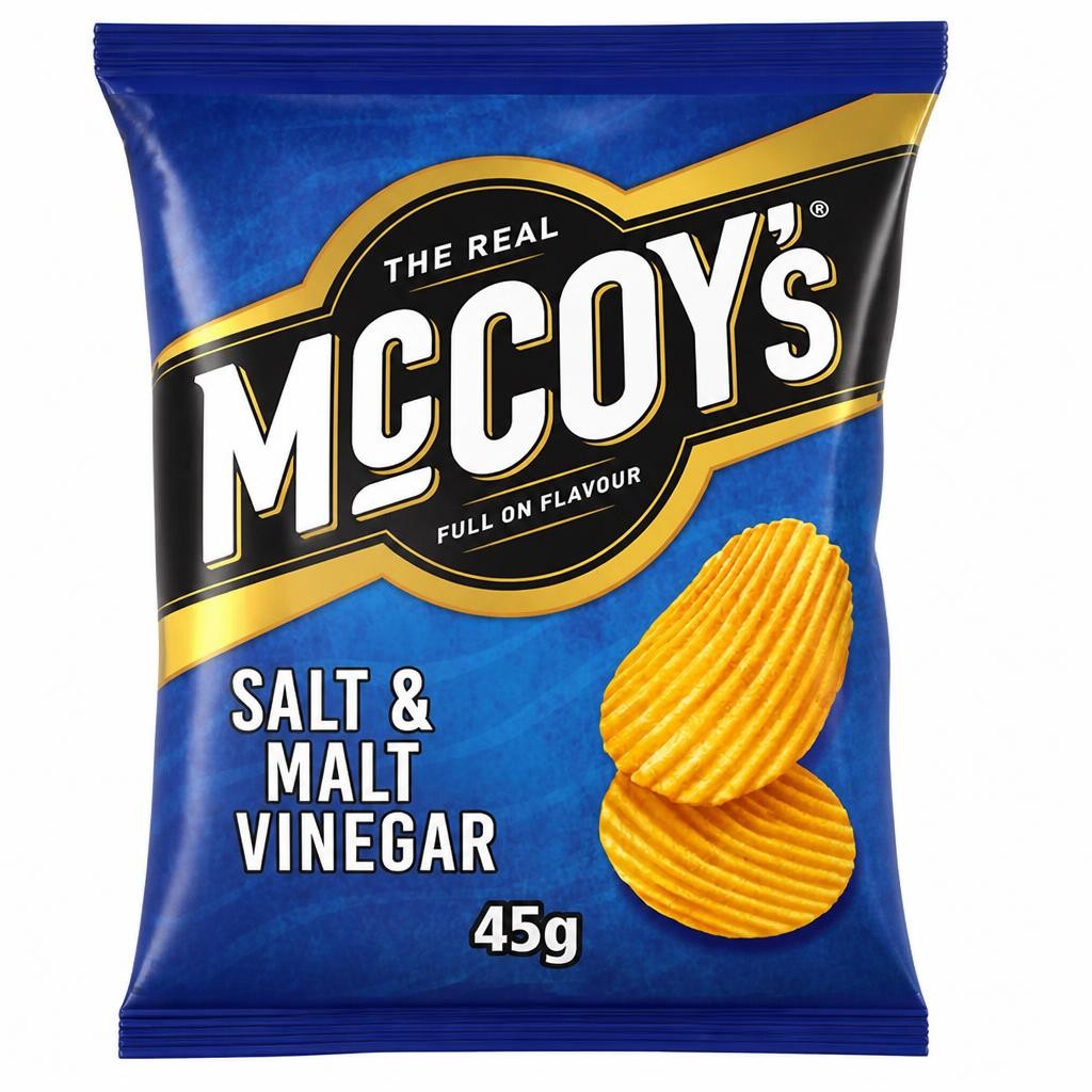 McCoy's Salt & Malt Vinegar Grab Bag Crisps 45g