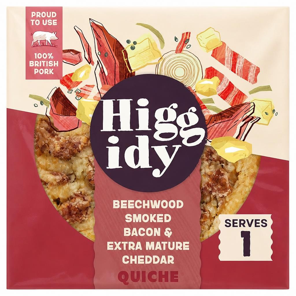 Higgidy Smoked Ham Hock & Mature Cheddar Quiche