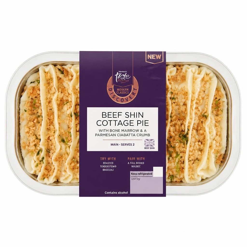 Sainsbury's Discovery 700g Beef Shin Cottage Pie, Taste the Difference