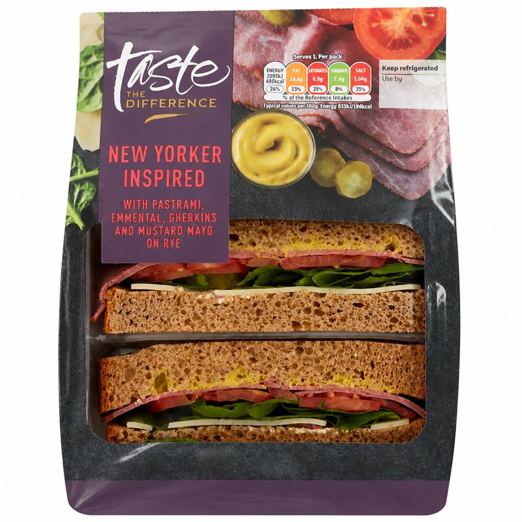 Sainsbury's New Yorker Inspired Sandwich, Taste the Difference