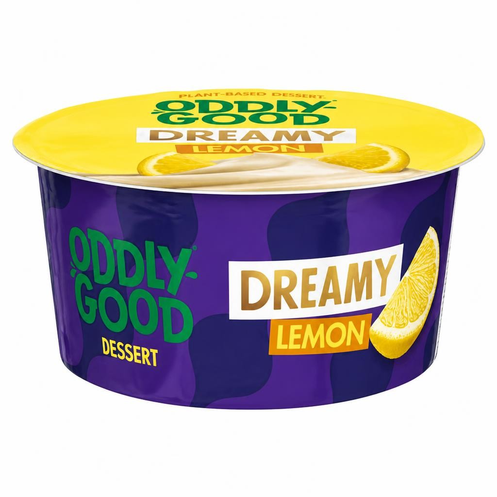 Oddlygood Dreamy Lemon Plant Based Gluten Free Dessert 130g