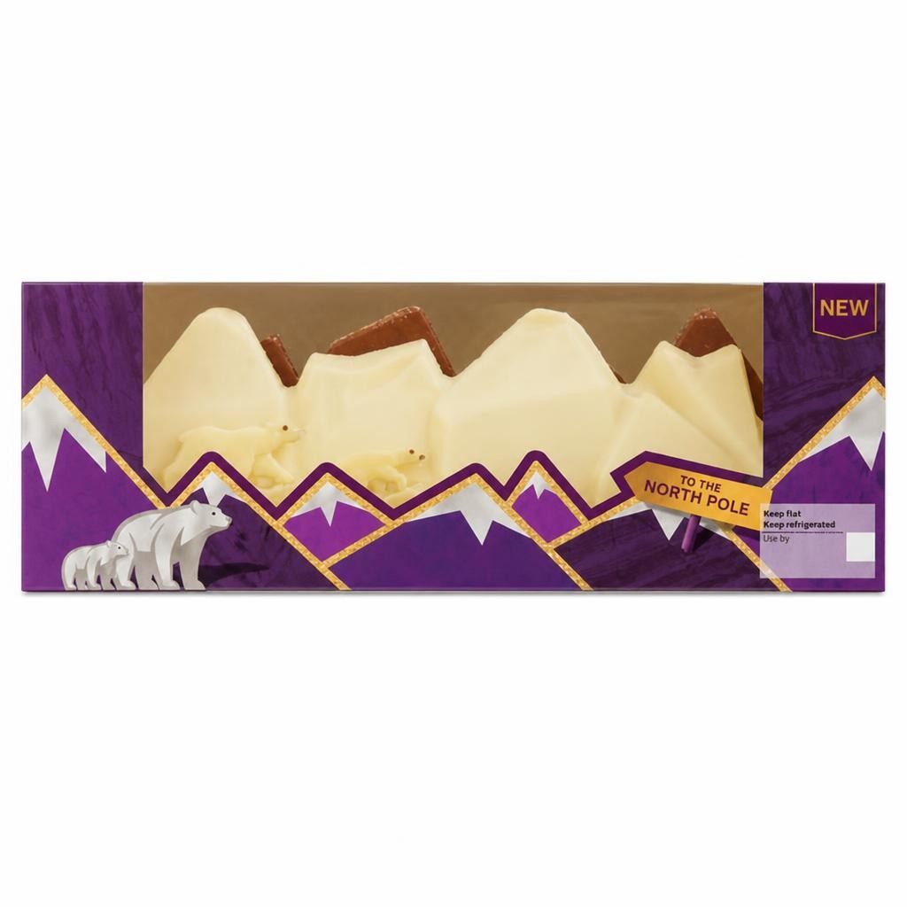 Sainsbury's Chocolate & Caramelised Biscuit Polar Peak, Taste the Difference 600g
