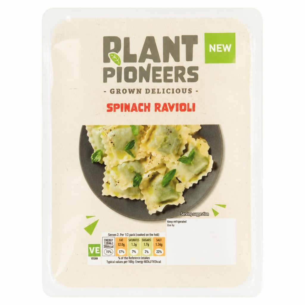 Plant Pioneers Spinach Ravioli 250g