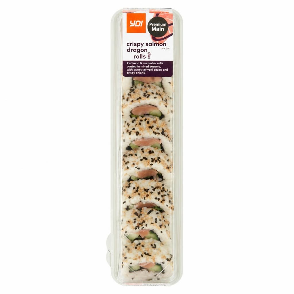 YO! 202g Crispy Salmon Dragon Rolls