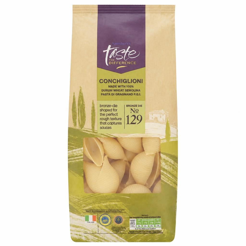 Sainsbury's Conchiglioni Pasta, Taste the Difference 500g
