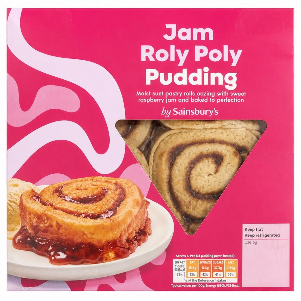 Sainsbury's Jam Roly Poly Dessert 465g