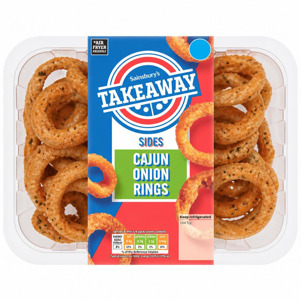 Sainsbury's Takeaway Cajun Onion Rings 300g