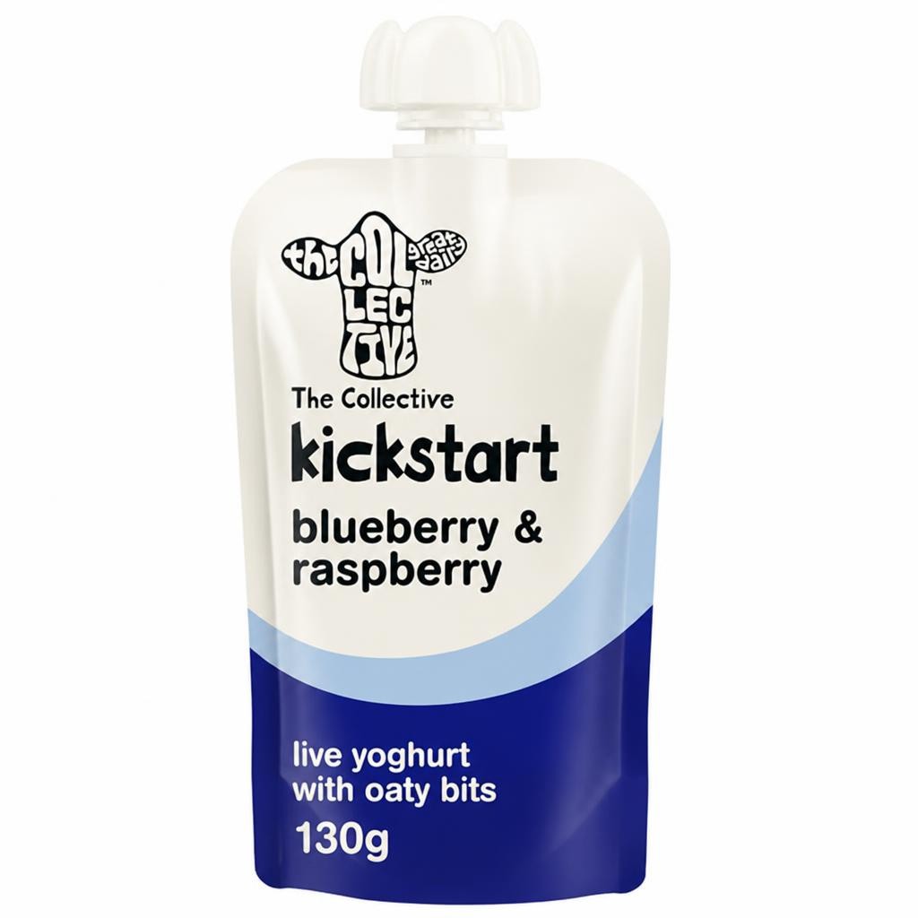 The Collective 130g Kickstart Blueberry & Raspberry Yoghurt Pouch