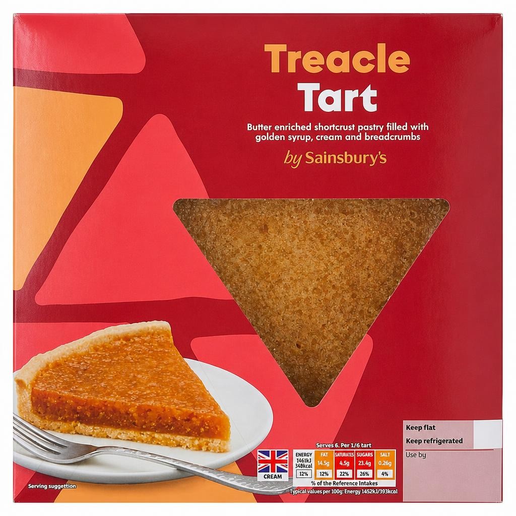 Sainsbury's Treacle Tart 380g