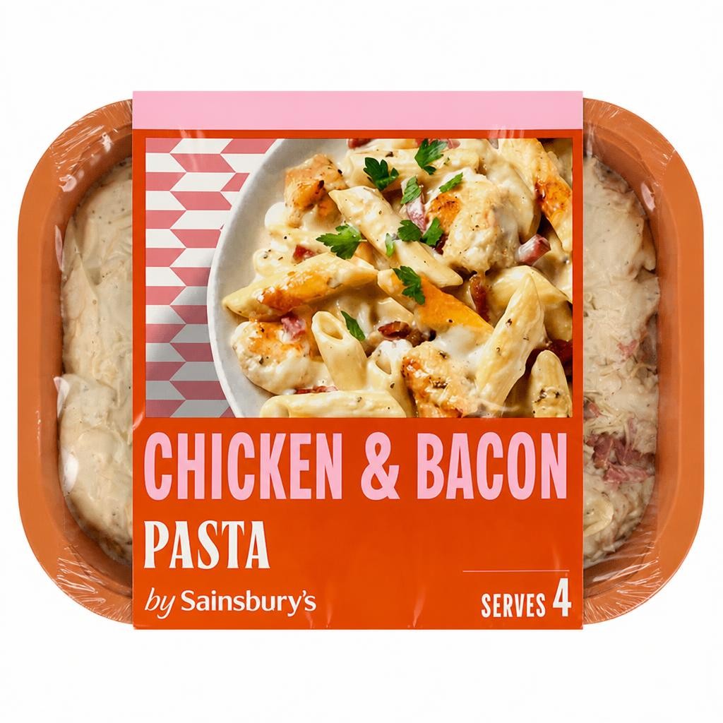 Sainsbury's Chicken & Bacon Pasta Ready Meal For 4 1.5kg