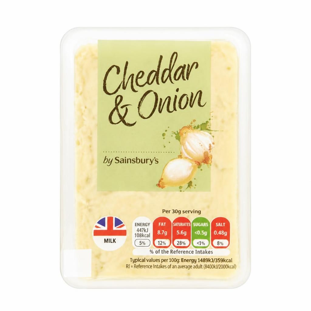 Sainsbury's Cheddar & Onion 200g