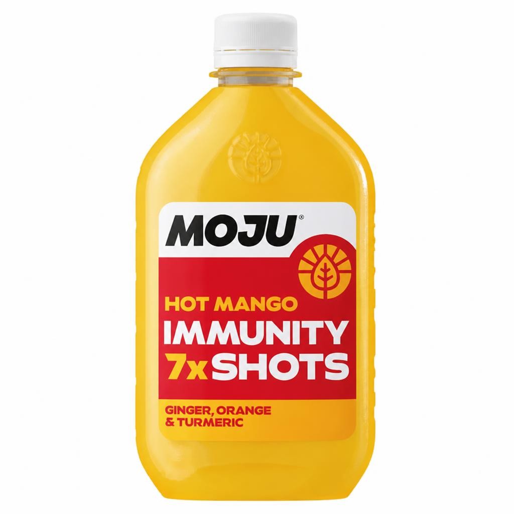 MOJU Hot Mango Immunity Dosing Bottle Shots x7 420ml