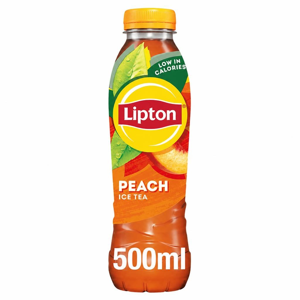 Lipton Ice Tea Peach Flavoured Still Soft Drink 500ml