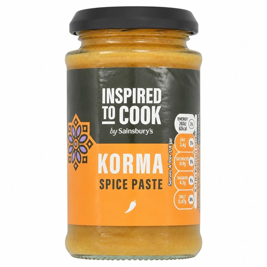 Sainsbury's Aromatic Korma Curry Paste, Inspired to Cook 200g