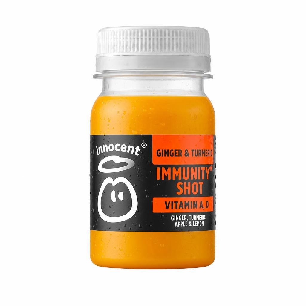 Innocent Immunity, Ginger, Turmeric, Apple & Lemon Shot 80ml