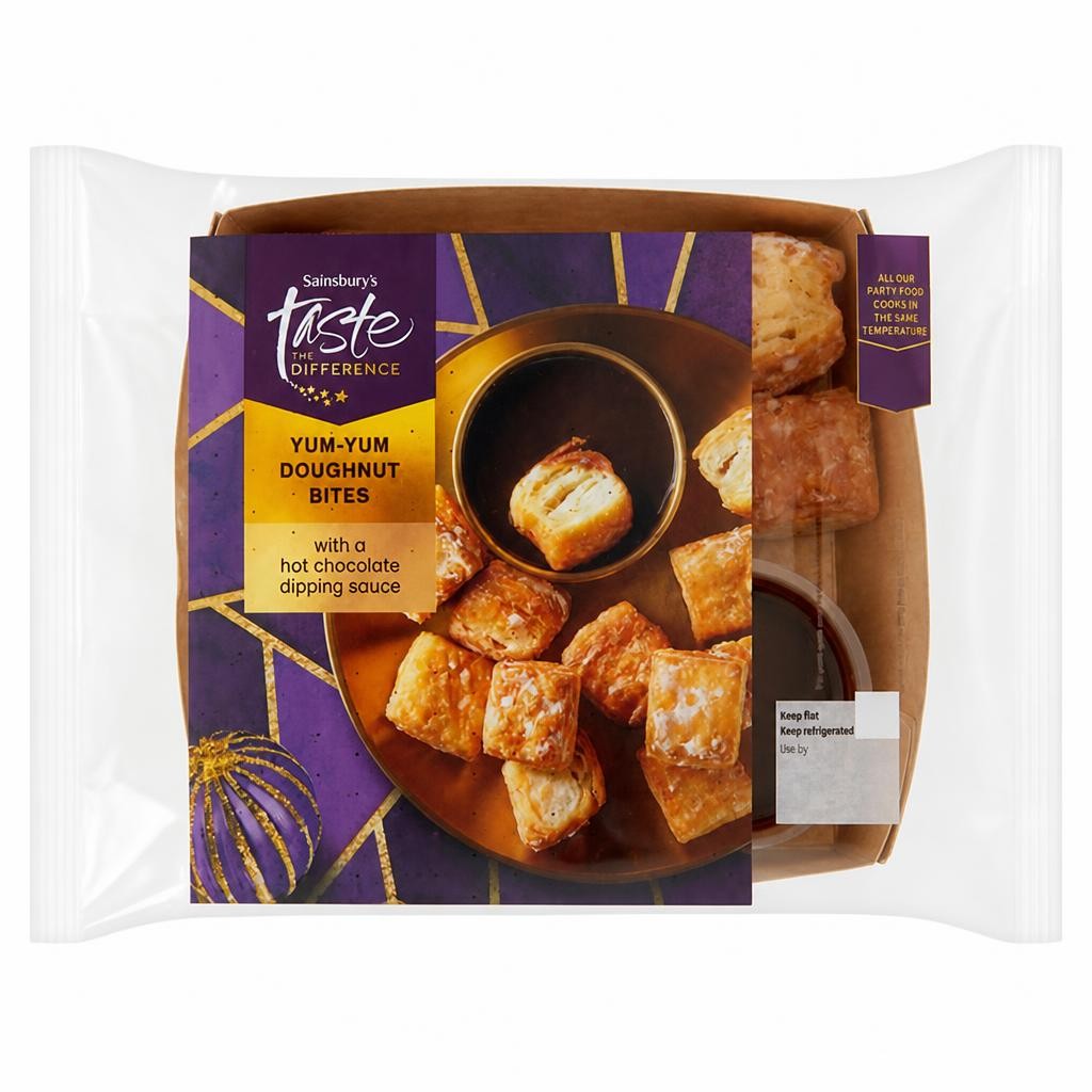 Sainsbury's Yum Yum Doughnut Bites, Taste the Difference x12