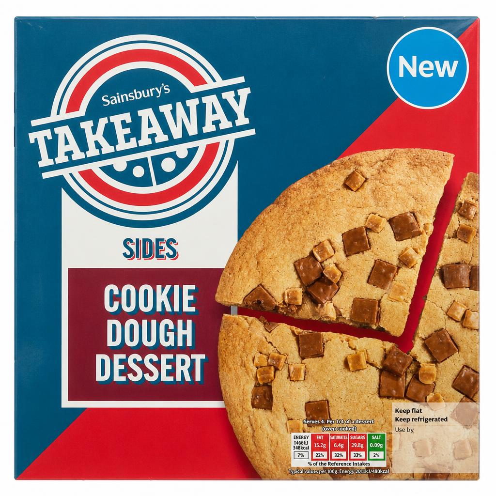Sainsbury's Takeaway Cookie Dough Dessert 304g