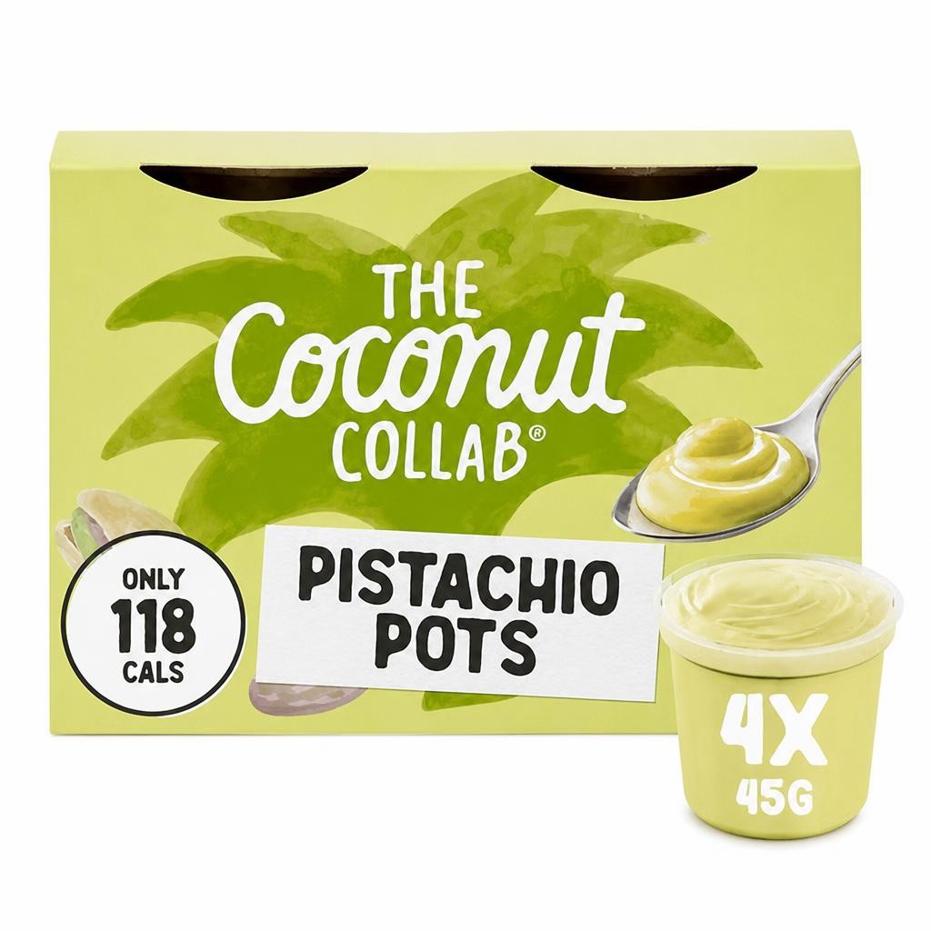 The Coconut Collab Pistachio Pots 4 x 45g