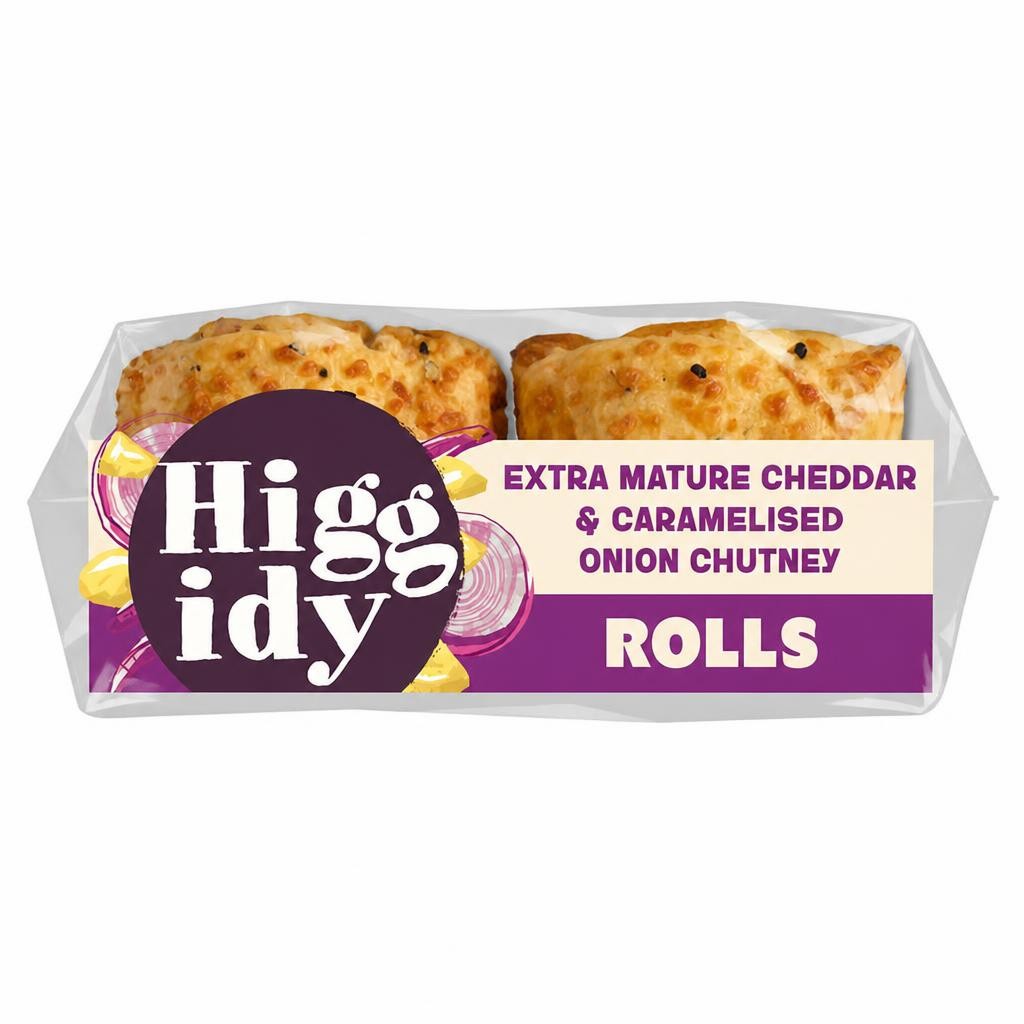 Higgidy 54g Cheddar & Caramelised Onion Chutney Rolls