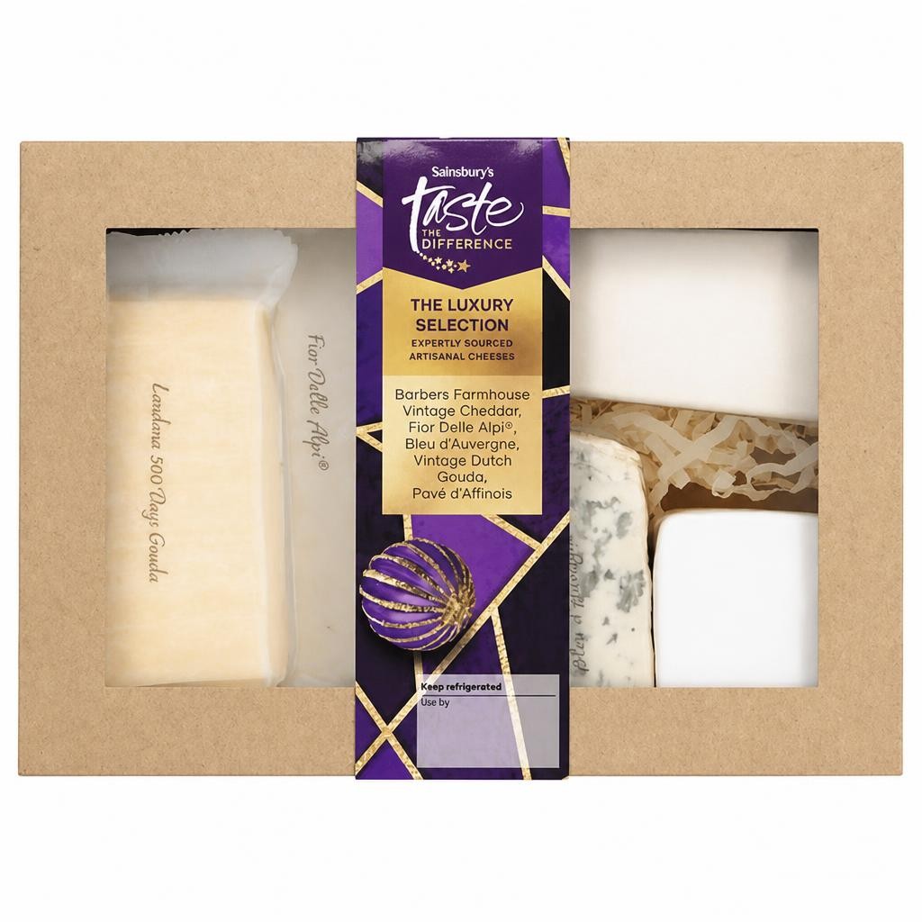 Sainsbury's Luxury Cheese Selection, Taste the Difference 488g