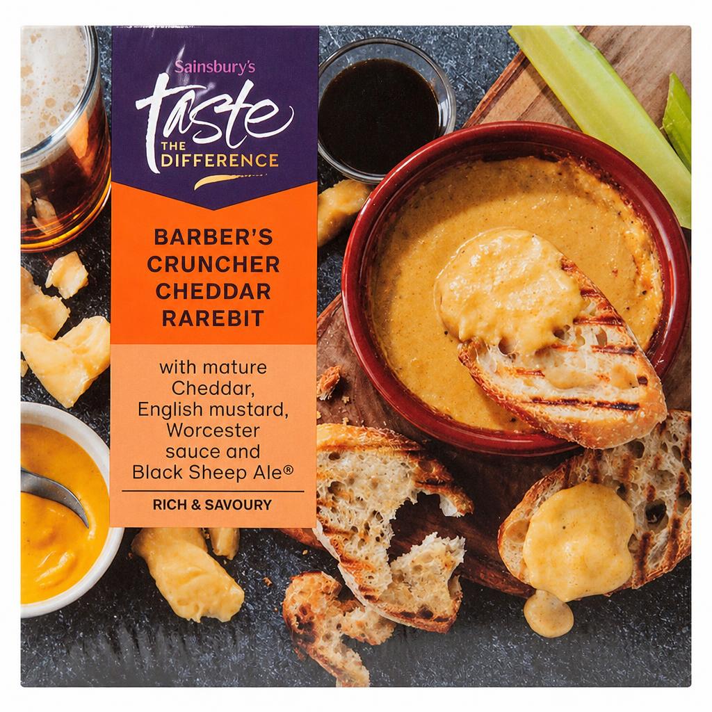 Sainsbury's Barber's Cheddar Rarebit Bake, Taste the Difference 150g