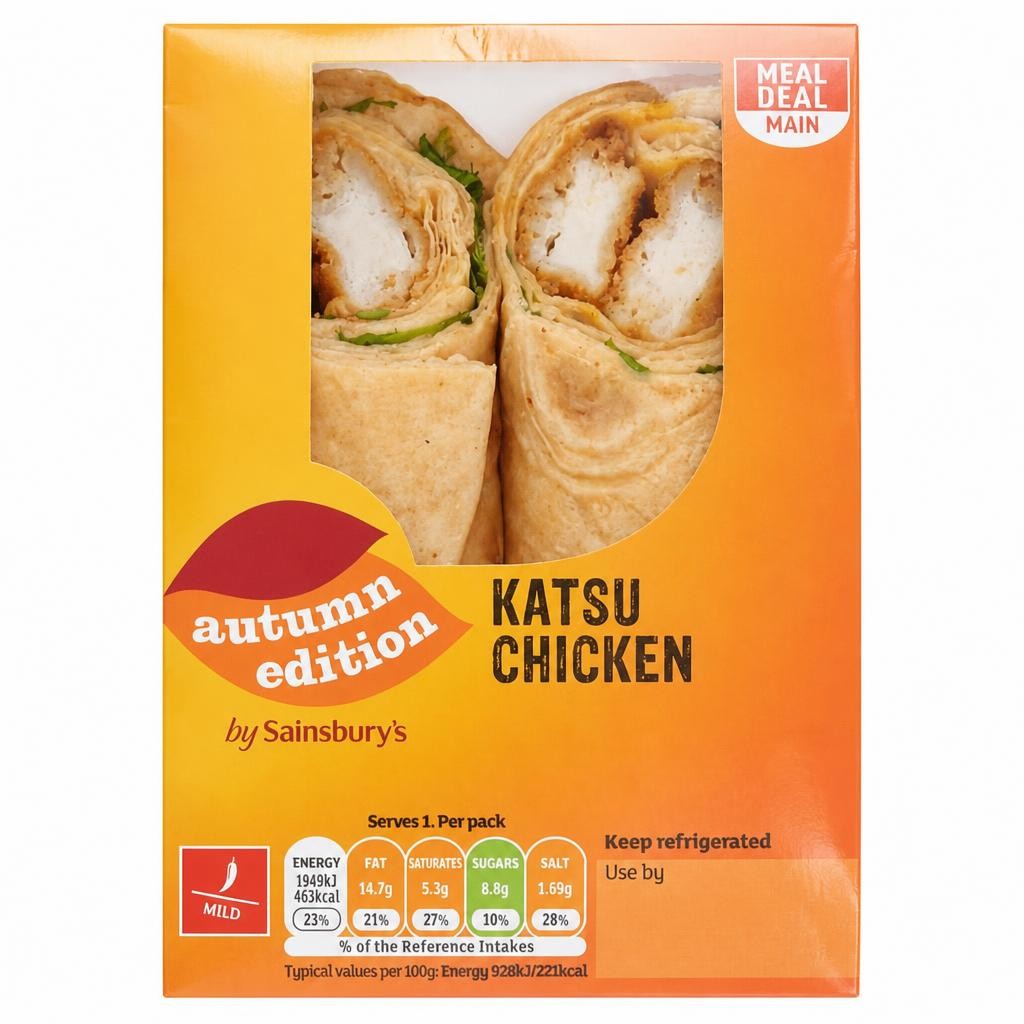 Sainsbury's Katsu Chicken Wrap