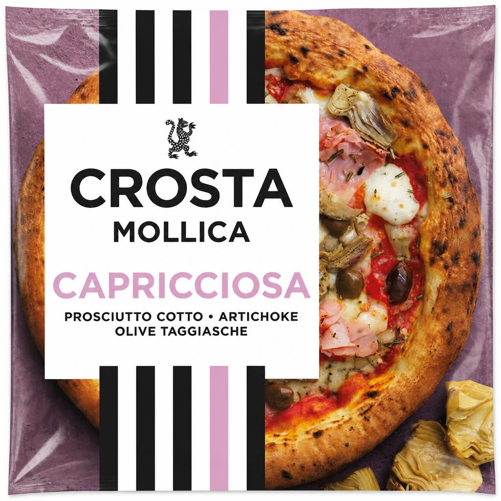 Crosta Mollica Capricciosa Sourdough Pizza 465g