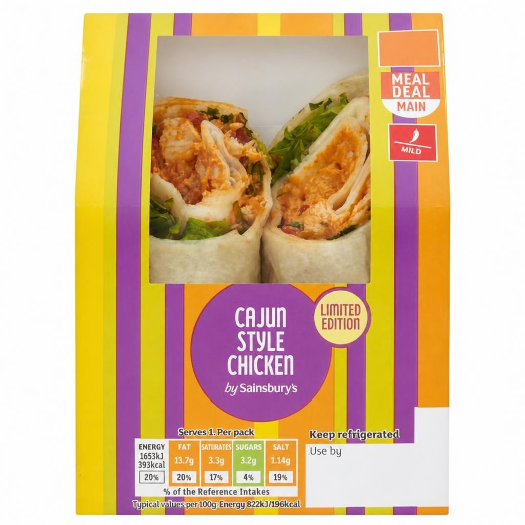 Sainsbury's Cajun Chicken Wrap