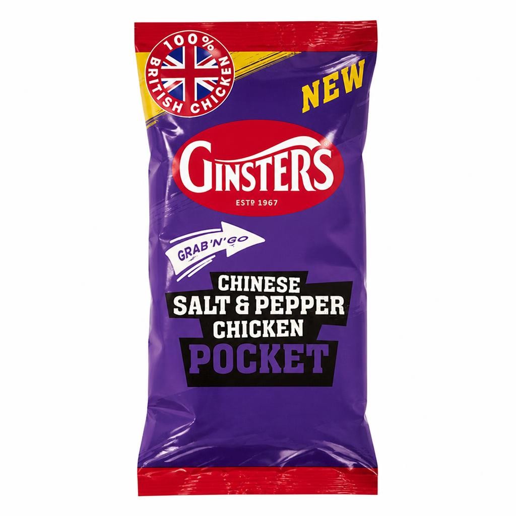 Ginsters Chinese Salt & Pepper Chicken Pocket 100g