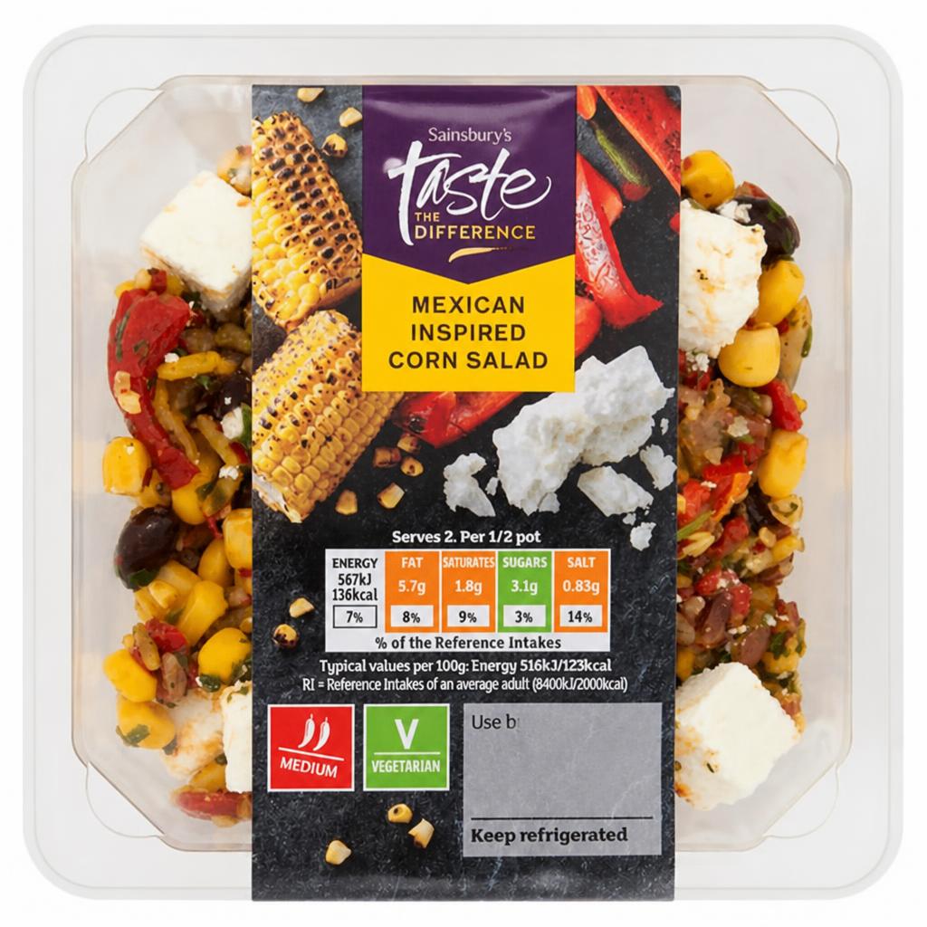 Sainsbury's Mexican Inspired Corn Salad, Taste the Difference 220g