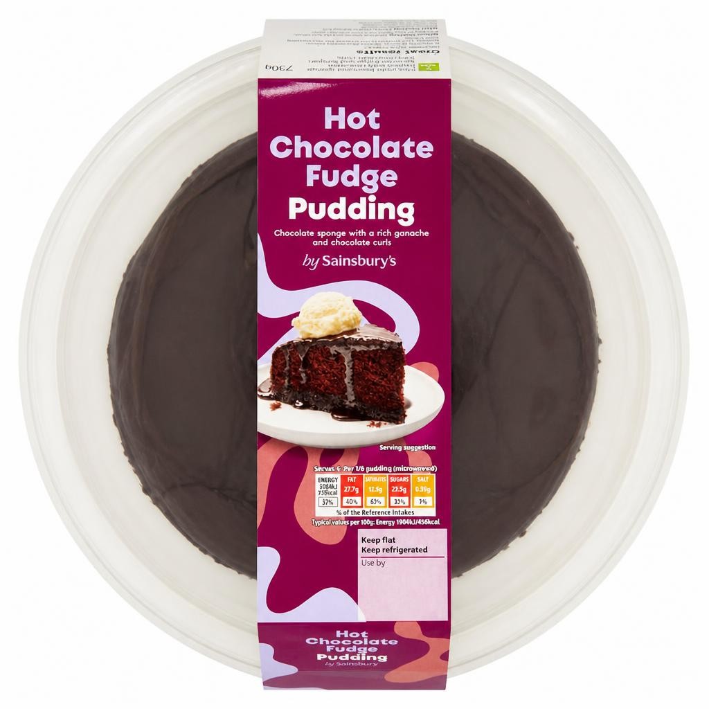 Sainsbury's Hot Chocolate Fudge Cake Dessert 730g