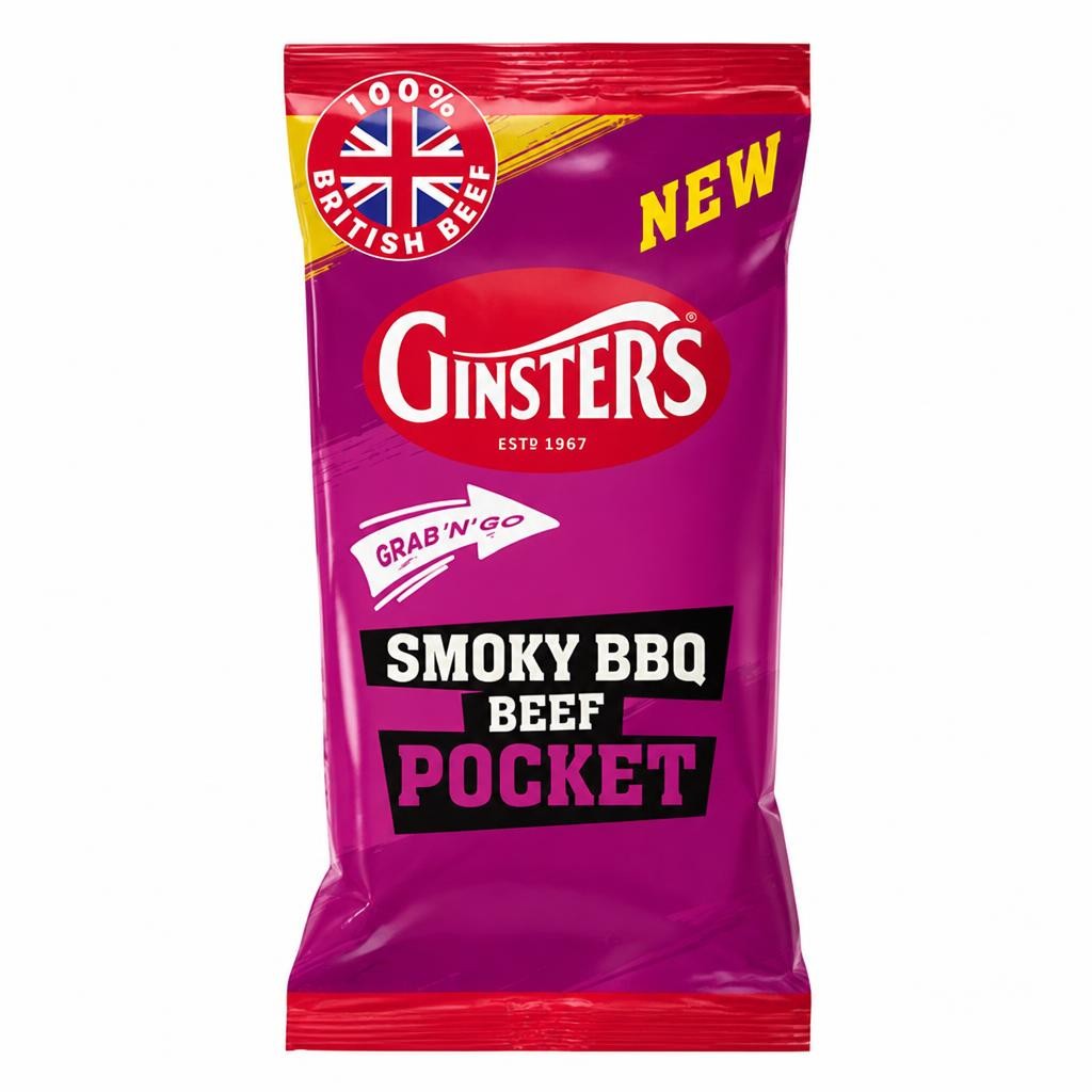 Ginsters Smoky BBQ Beef Pocket 100g