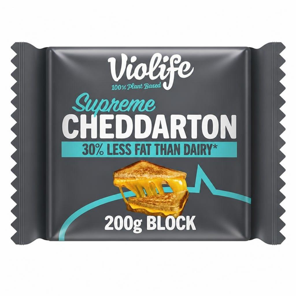 Violife Supreme Cheddarton Cheese Alternative with Protein 200g