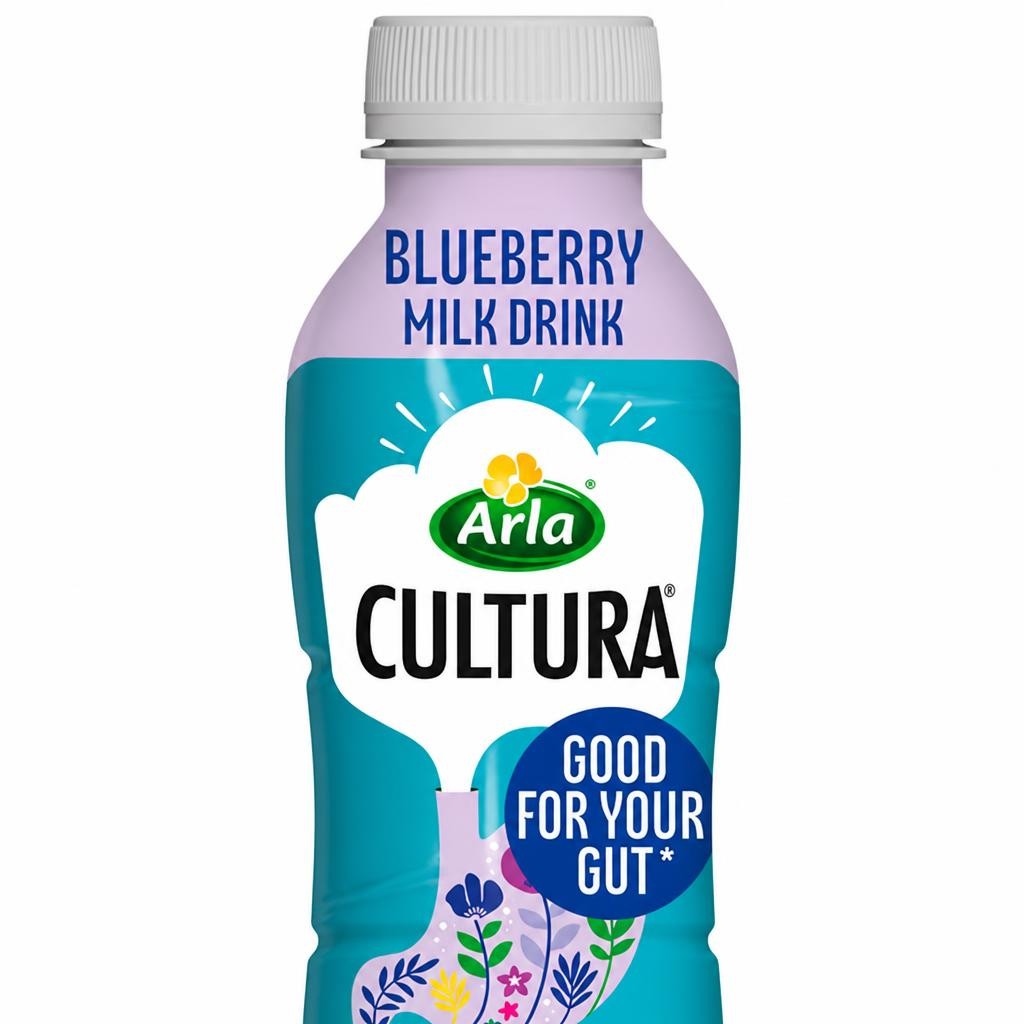 Arla Cultura Blueberry Gut Health Milk Drink 500ml