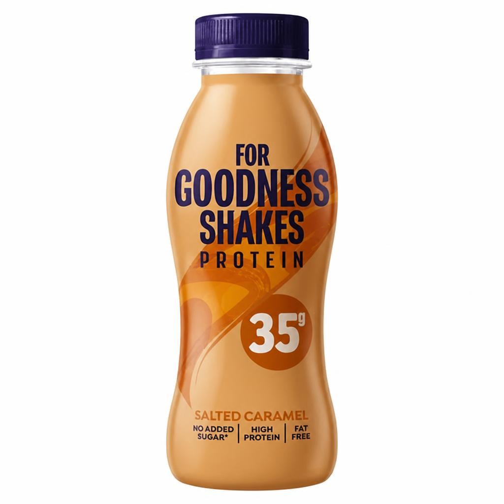 For Goodness Shakes Salted Caramel Flavour Protein 330ml