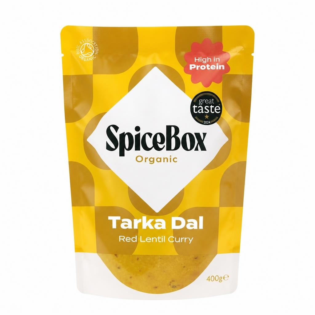 SpiceBox Organic Tarka Dal Red Lentil Curry 400g