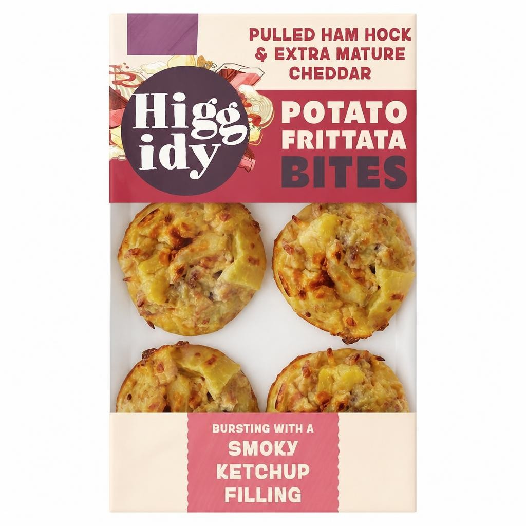 Higgidy Pulled Ham Hock & Extra Mature Cheddar Potato Frittata Bites 130g