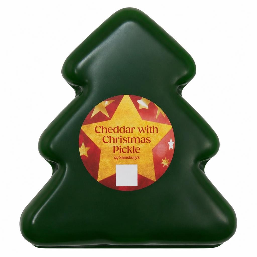 Sainsbury's Cheddar with Christmas Pickle 150g
