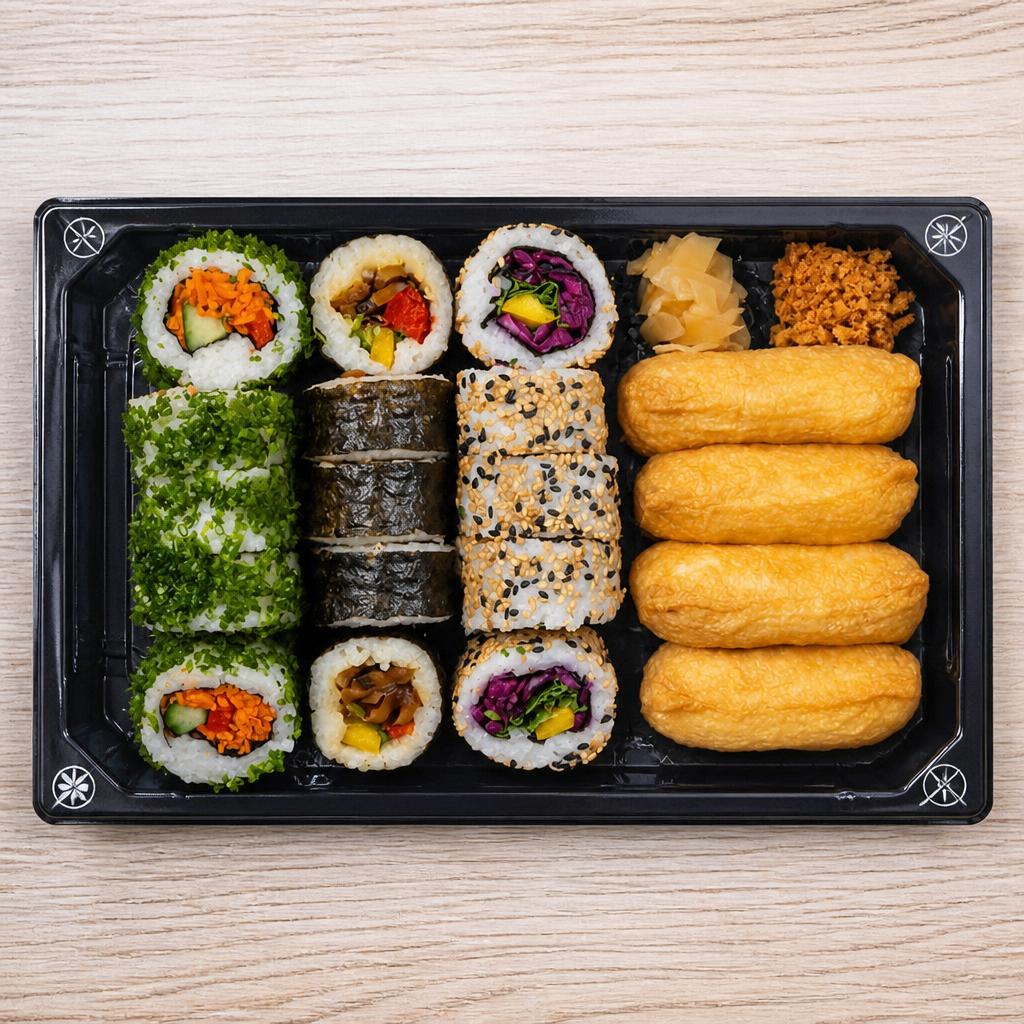 YO! Crispy Vegan Sushi Platter (19 Pieces)