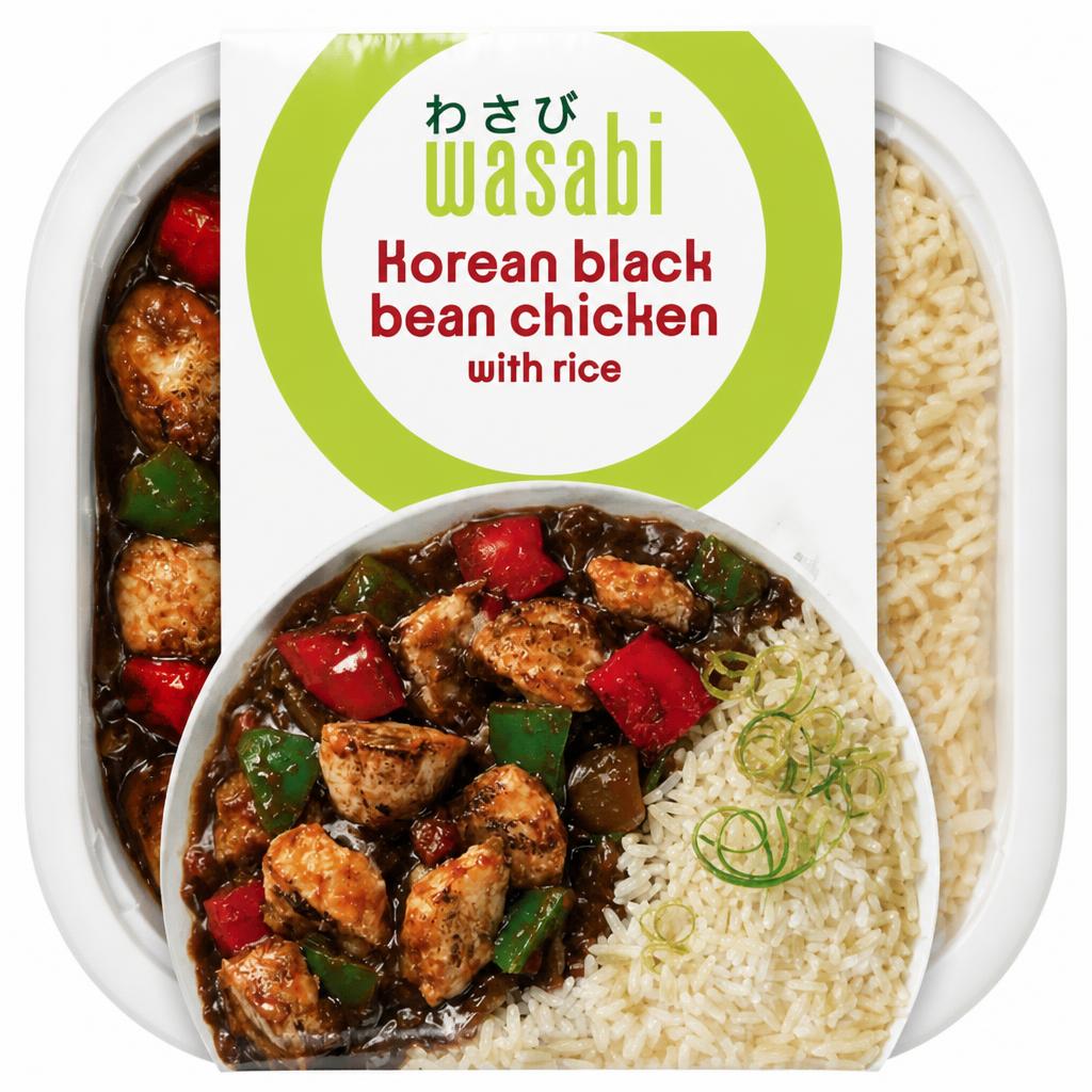 Wasabi Korean Black Bean Chicken with Rice 450g