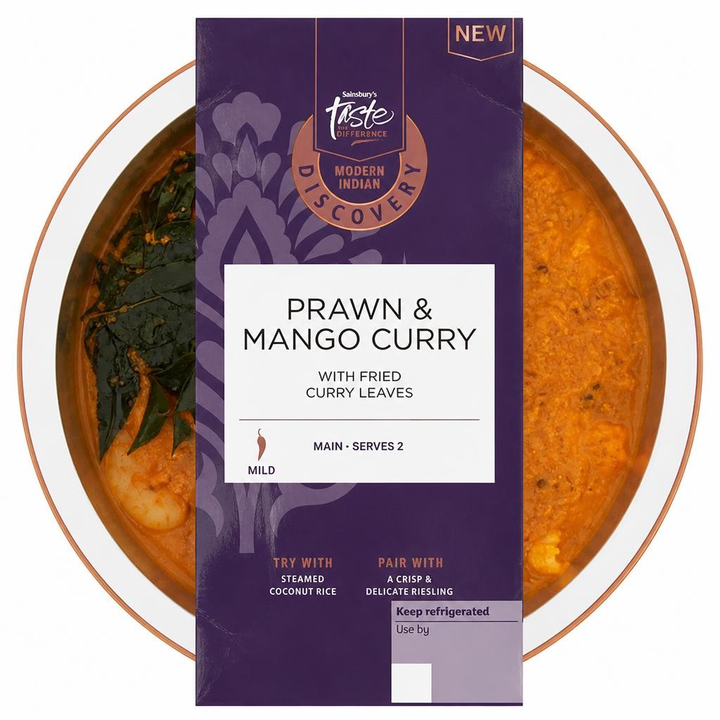 Sainsbury's Discovery 400g Prawn & Mango Curry, Taste the Difference