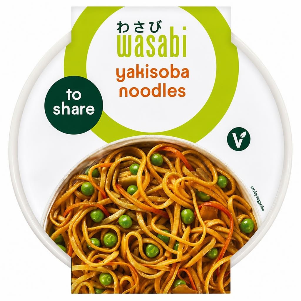 Wasabi Yakisoba Noodles to Share 400g