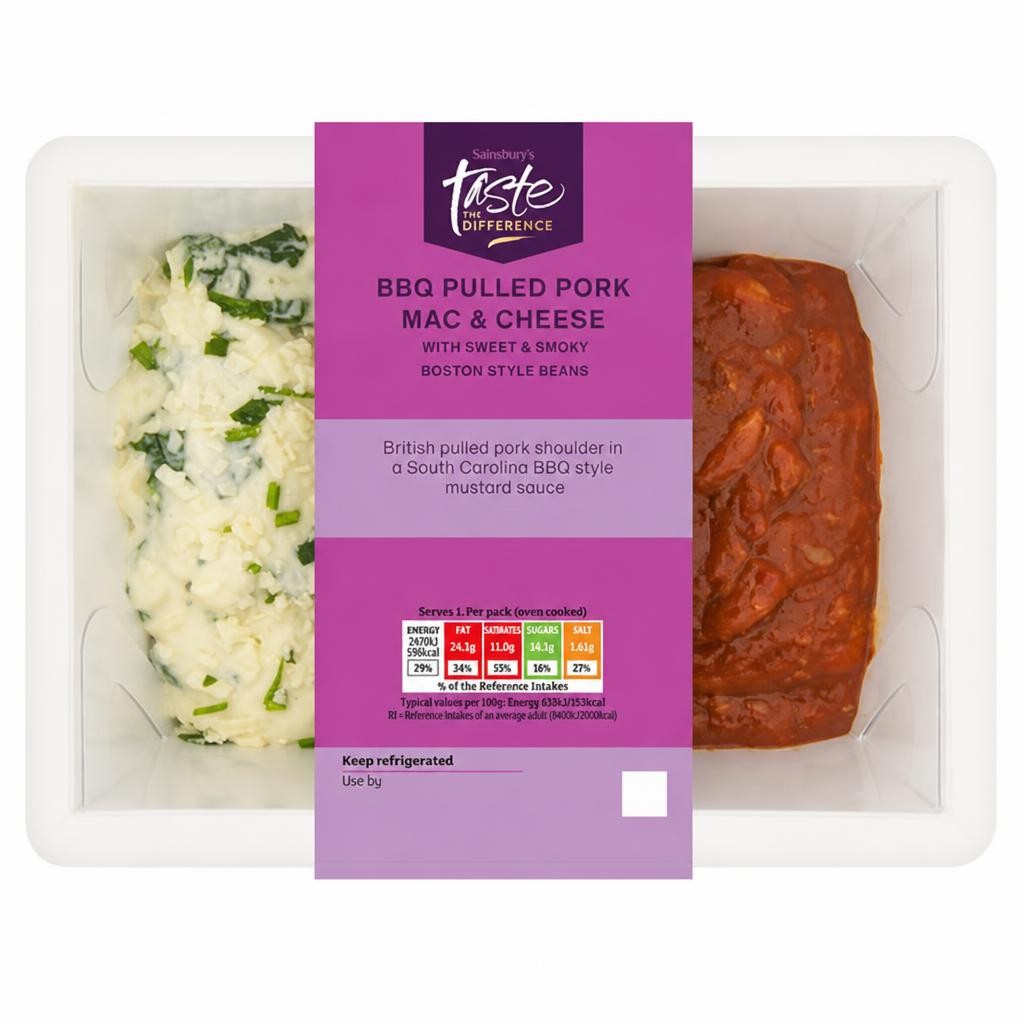 Sainsbury's Pulled Pork Mac Cheese, Taste the Difference 400g