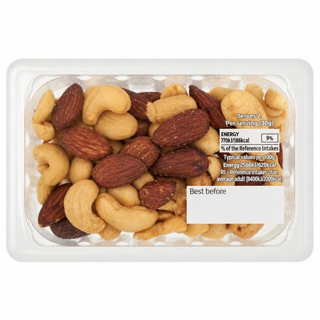 Sainsbury's On the Go Roasted & Salted Mixed Nuts 60g