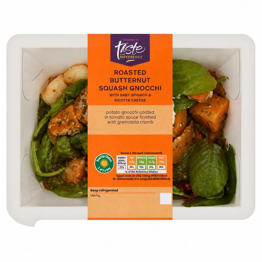 Sainsbury's Roasted Butternut Squash Gnocchi, Taste the Difference 400g
