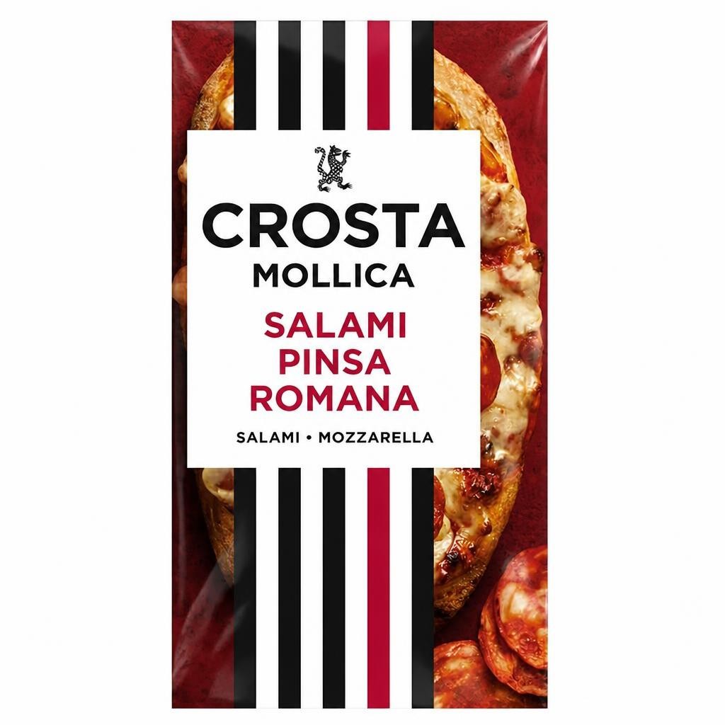 Crosta & Mollica Pinsa Roman Pizza Salami & Mozzarella 160g