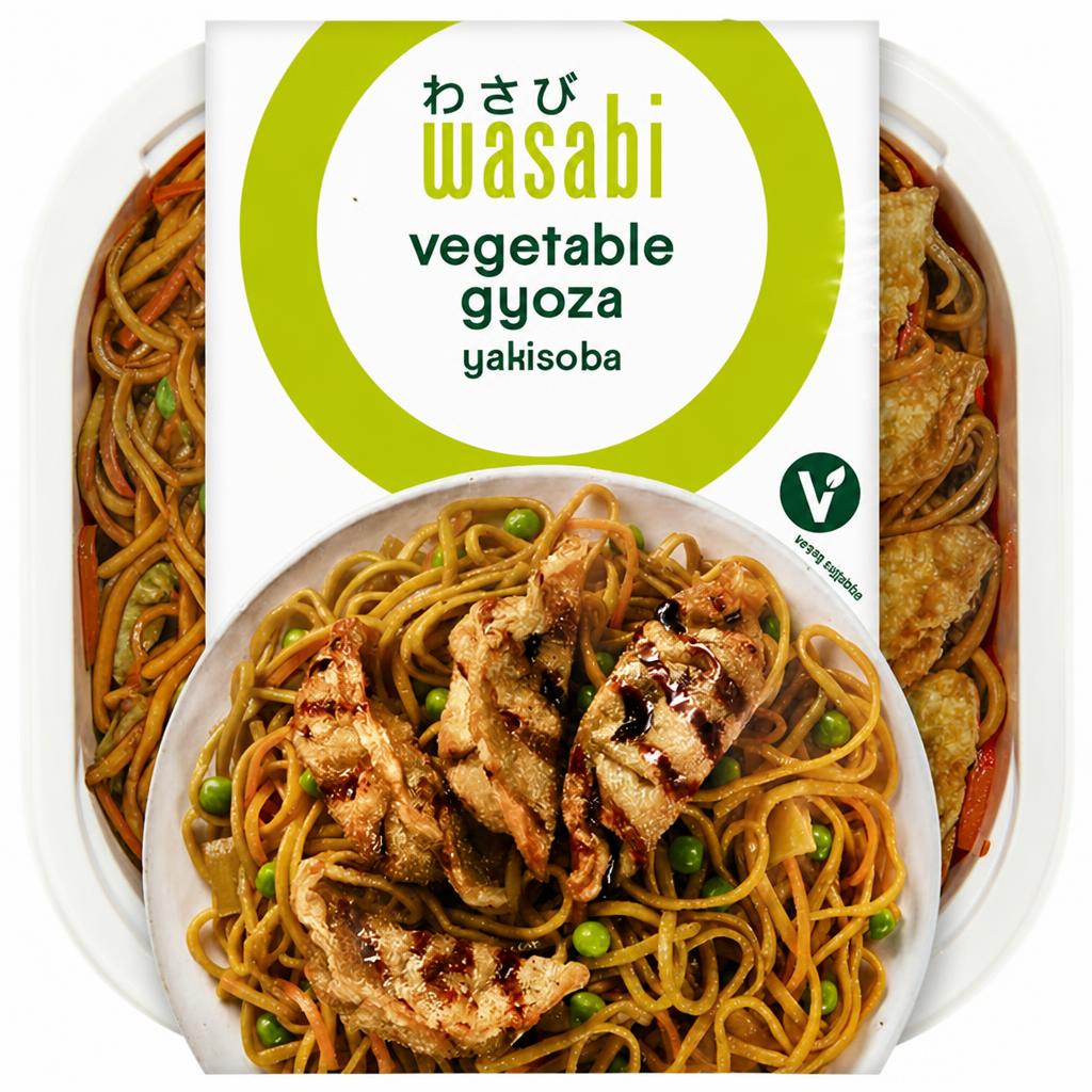 Wasabi Vegetable Gyoza Yakisoba 450g