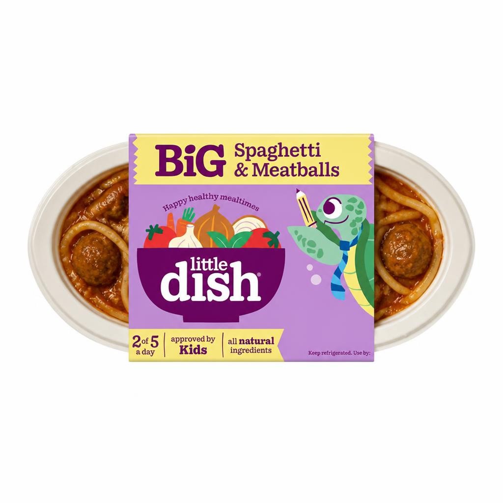 Little Dish 300g Big Spaghetti & Meatballs Kids Meal
