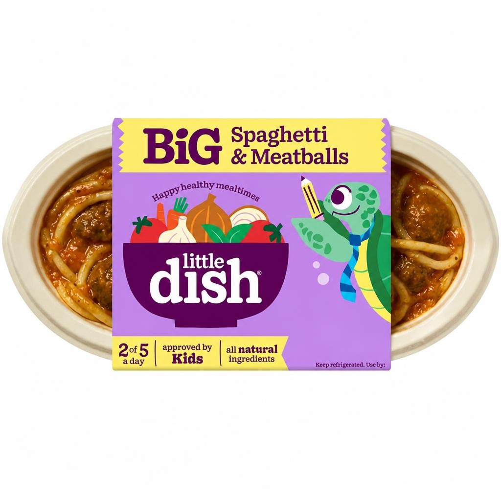 Little Dish 300g Big Spaghetti & Meatballs Kids Meal